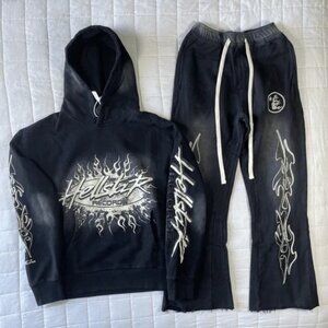 Black Hellstar Tracksuit Size Small